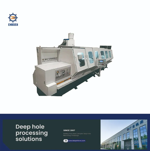 TK2120-1x2m meter CNC deep hole drilling and boring